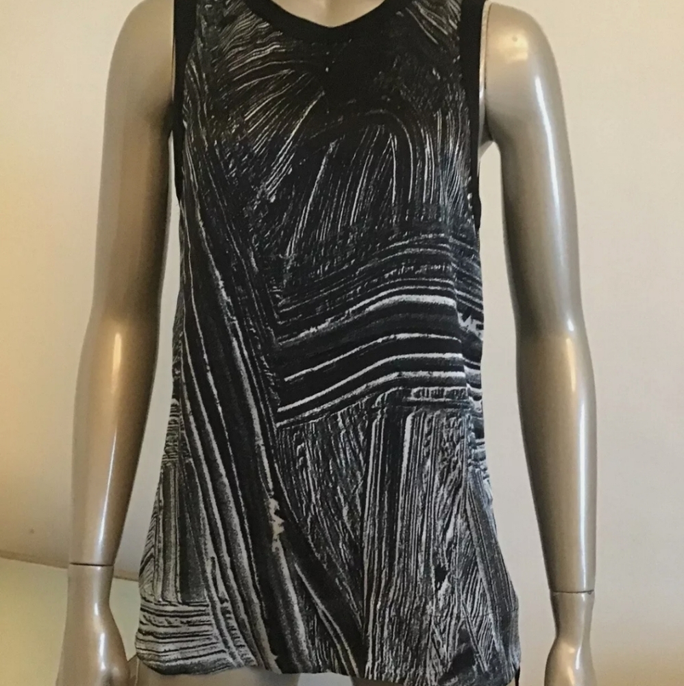 🖤🤍🖤Helmut Lang abstract shirt🖤🤍🖤